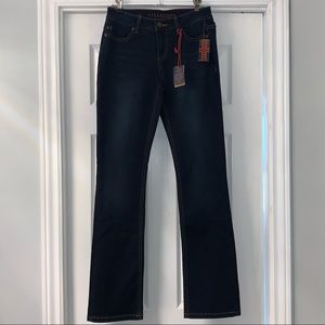 LIVERPOOL JEANS COMPANY NWT SADIE STRAIGHT LEG denim JEANS mid rise SIZE 2